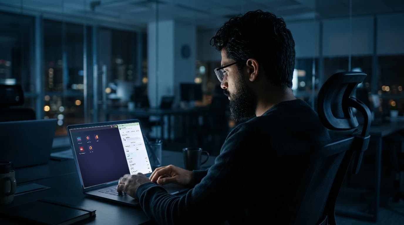 Parts Insight open next to Odoo on a laptop