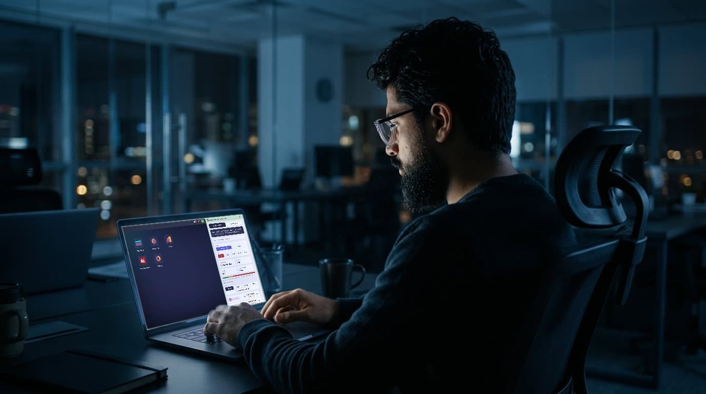 Aged Receivables & Payables open next to Odoo on a laptop